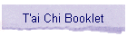 T'ai Chi Booklet